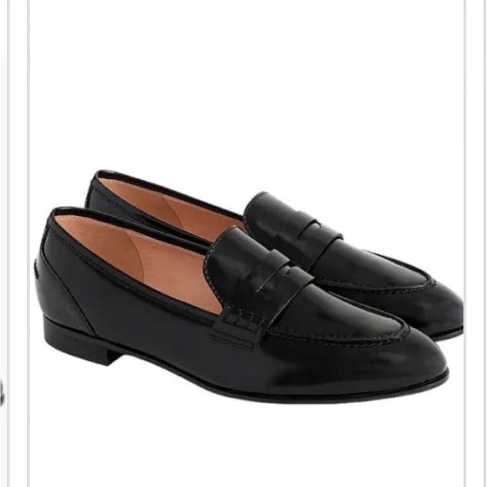 J.crew Academy Loafer Black Size 8 1/2